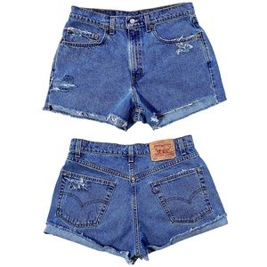 VTG 90s LEVIS 550 CUT OFF SHORTS